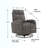 Ezella Upholstered Swivel Armchair-144478535