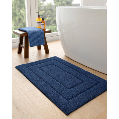 Bathroom Rug 43x24, Non Slip Washable Bath Mat for Shower Floor, Extra Large Absorbent Soft Bathmat