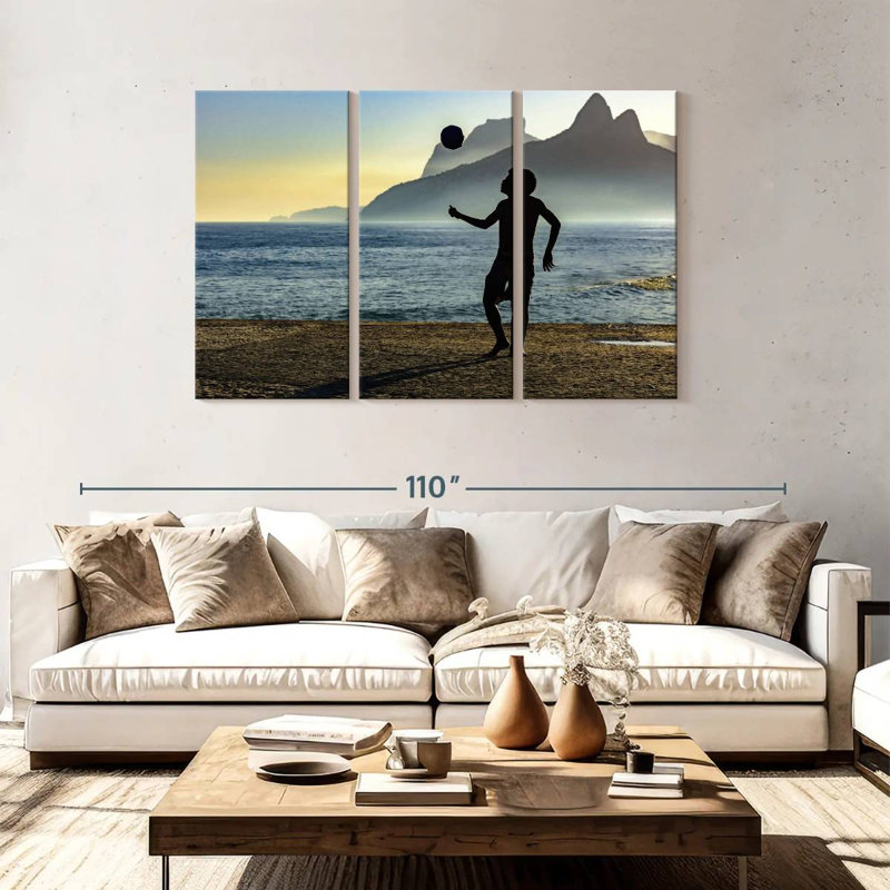 Sireci Beach Soccer, 48" H x 74" W