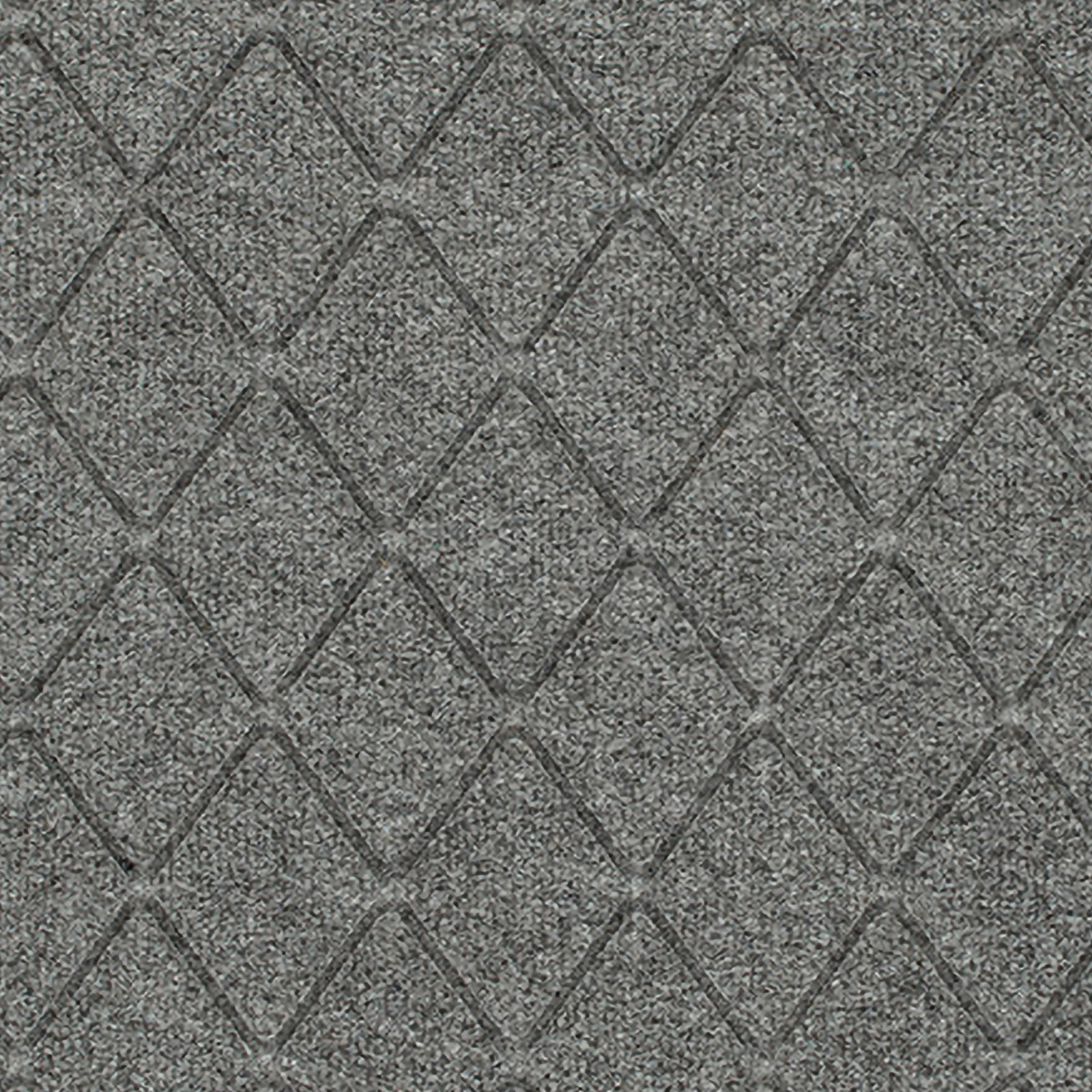 WaterHog Non-Slip Indoor/Outdoor Doormat, Medium Gray, Semi-Circle 24" x 39"