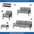 7-Piece Metal Patio Furniture Set-1689193366