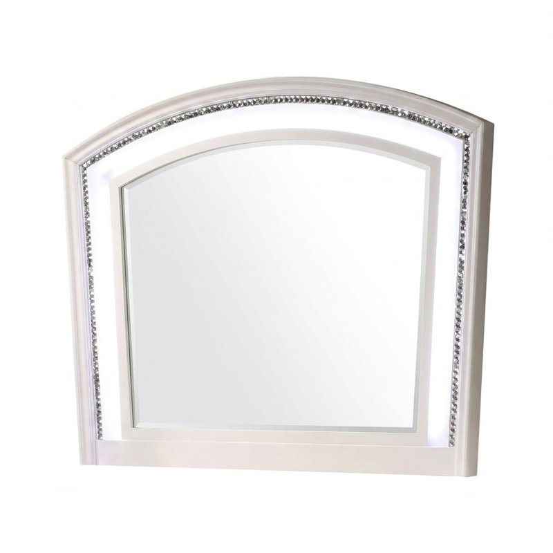 Zynelle blanc perle 48 po X P 38 po Miroir H