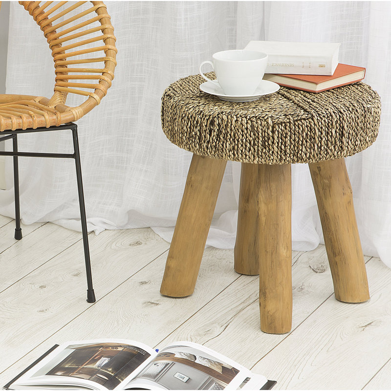 Sunday Solid Wood End Table
