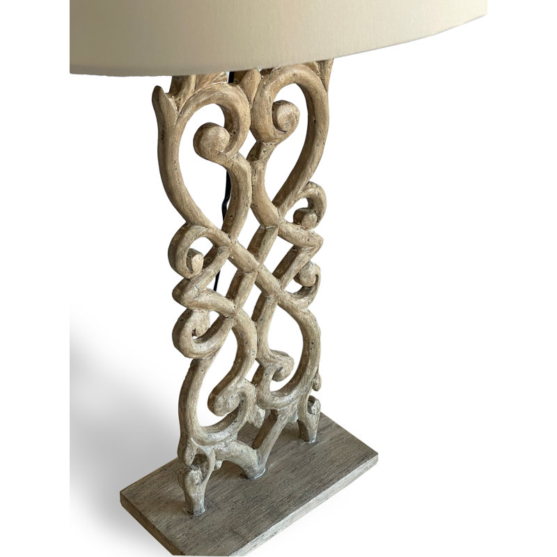 Artisans Solid Wood Table Lamp