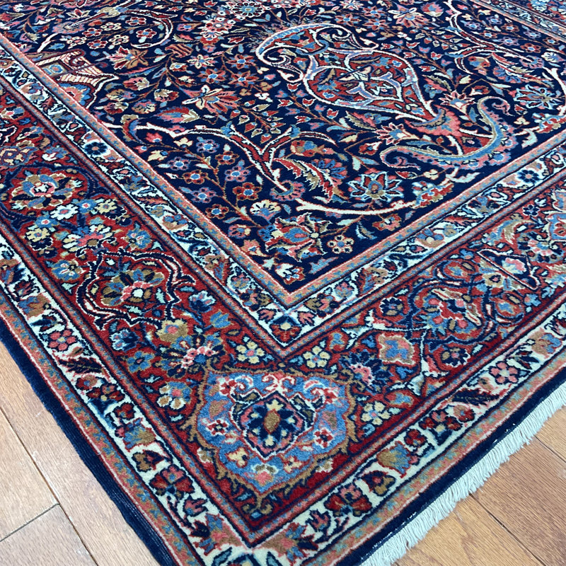 Tapis en laine antique Kashan