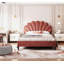 Genny Upholstered Velvet Bed-1780737124