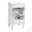 Armoire de salle de bain de style français avec rangement, lavabo en céramique, tablette réglable, charnières à fermeture douce pour les petits espaces-562050474
