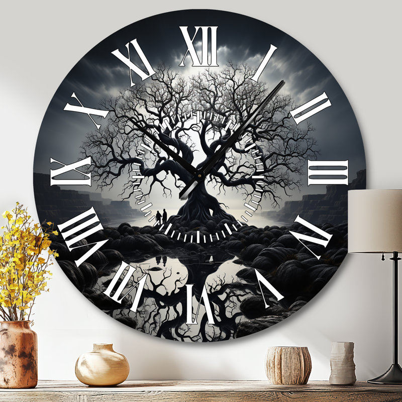 Horloge murale The Contrast Tree II, Grand
