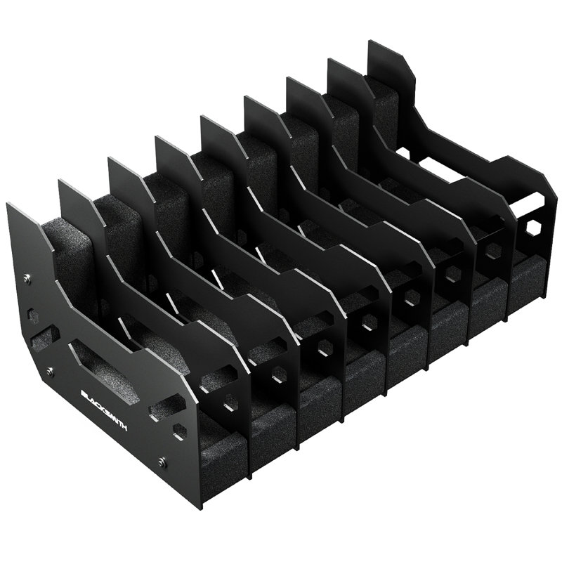 Porte-pistolet pour pistolet, porte-pistolet en mousse pour coffre-fort avec 8 fentes pour pistolet