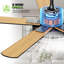 52" Ceiling Fan With Lights And Remote Control, 5 Reversible Wooden Blades, 3 Colour LED Light-311547720