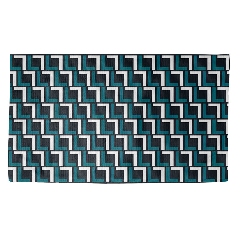 Geometric Indoor Rug, Rectangle 3' x 5'
