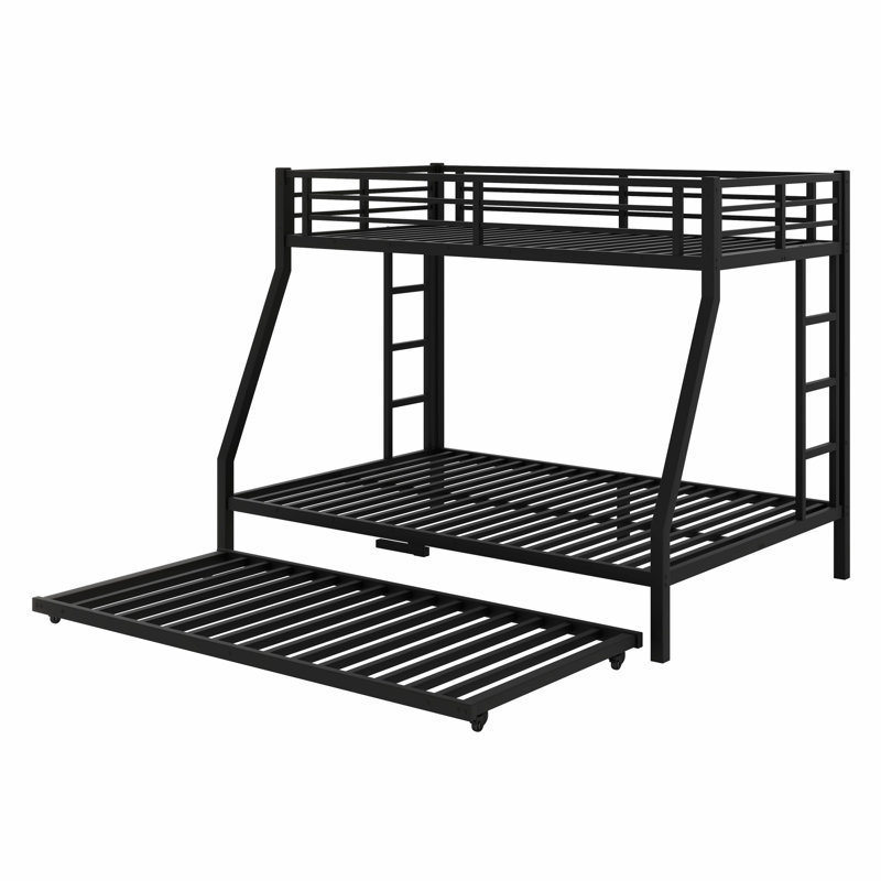Metal Bunk Bed With Trundle