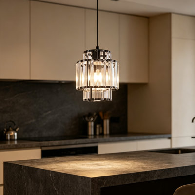 1 - Light Matte Black Pendant