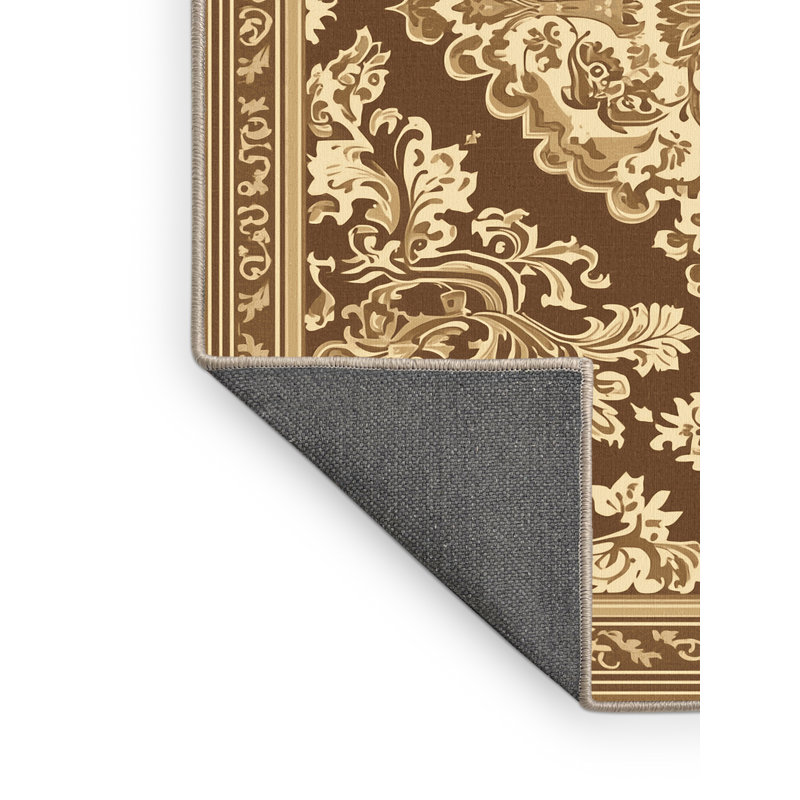 Tapis oriental doux et moelleux de style oriental Narberth, 7 x 10