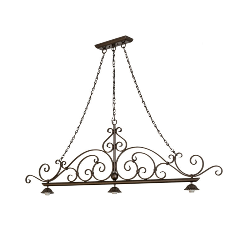 Georgia Scroll 3 - Light Pendant
