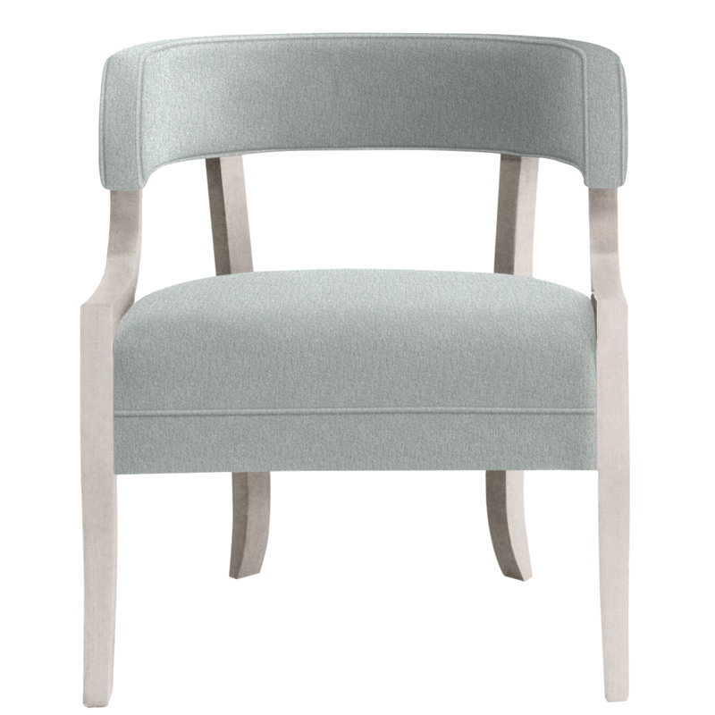 Thom Filicia Home 25"Otisco Chair, Dove Gray, Ian Haze