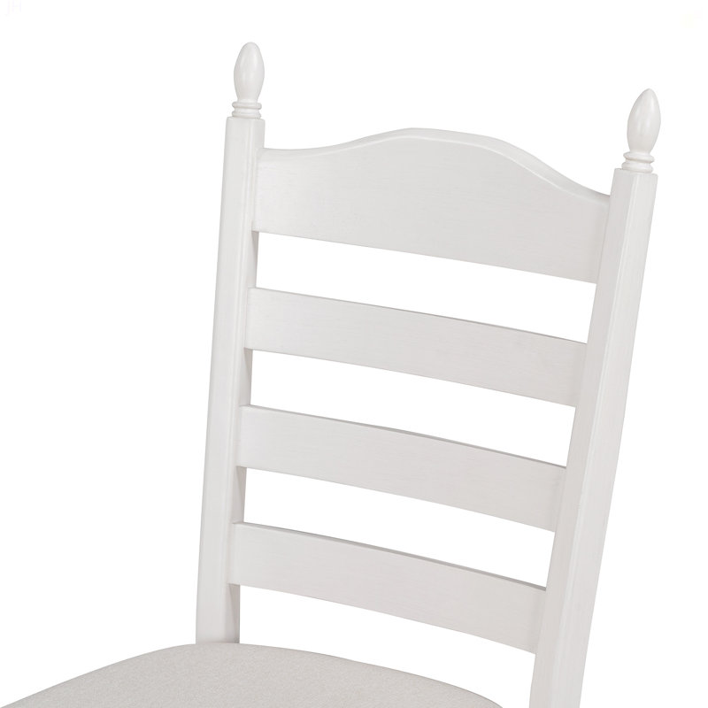 Ensemble de table de salle à manger 5 pièces Retro, Blanc antique