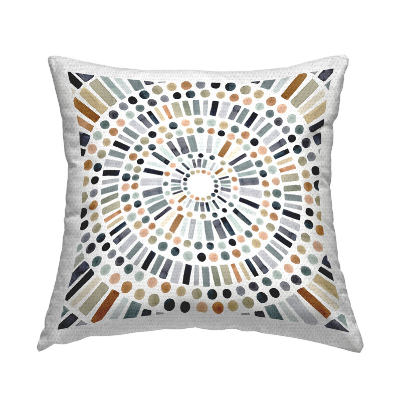 Coussin extérieur Bold Rustic Abstract