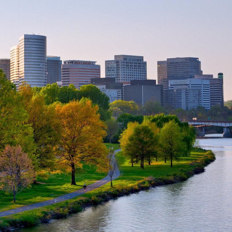 Rosslyn Virginia by Camrocker - Wrapped Canvas Print, 30cm H x 30cm W
