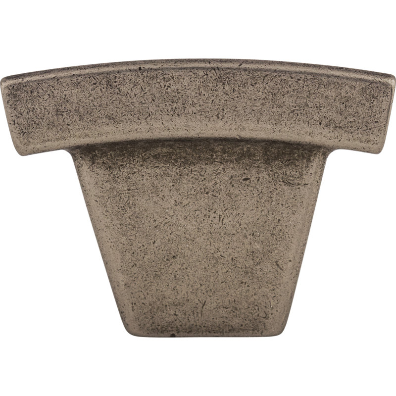 Arched 1 1/2" Length Bar Knob, Pewter Antique, 1 1/2" Knob Length
