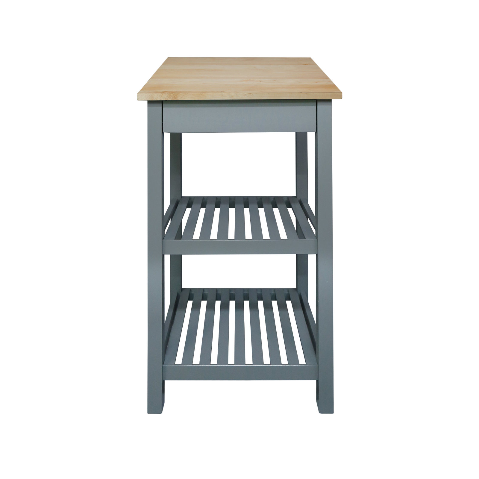 Herriott Solid Wood Prep Table, 36.5"H x 23"W x 20"D, Slate Gray