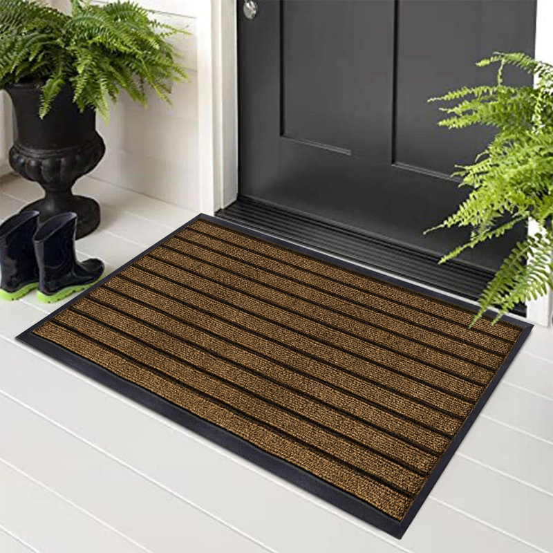 High Quality Non-Slip Indoor/Outdoor Door Mats, Brown, 80cm W x 300cm L