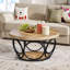 Frame Coffee Table with Storage-123297927