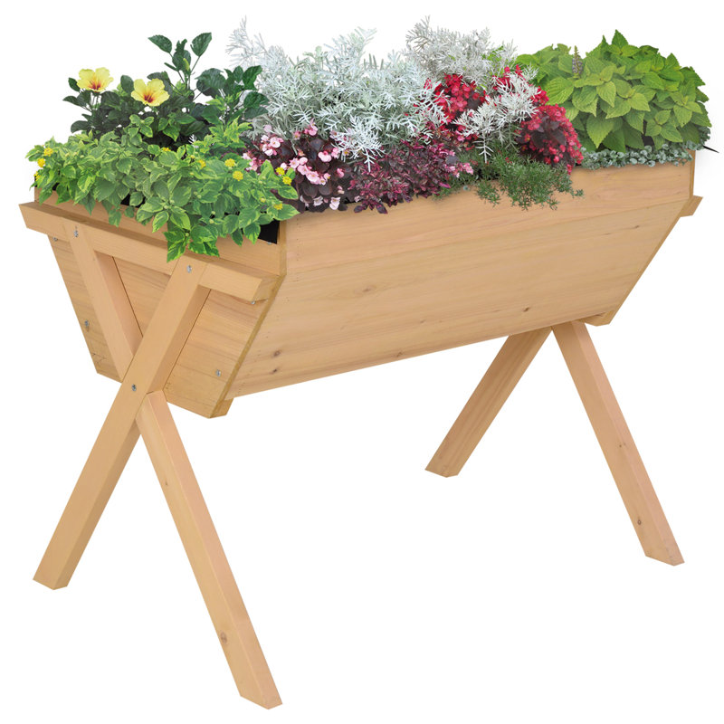 Wood Raised Garden Bed