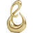 Layleen Aluminum Metal Swirl Abstract Decorative Sculpture-275566356-275566357