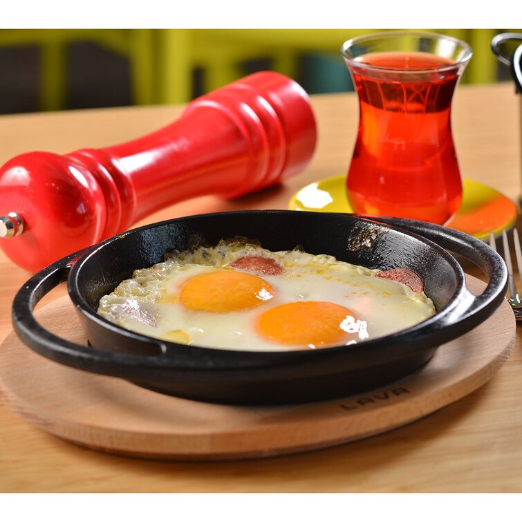 https://assets.wfcdn.com/im/76968300/resize-h755-w755%5Ecompr-r85/1828/182828273/Lava+Enameled+Cast+Iron+Skillet+6+inch-Dish+with+Beechwood+Service+Platter.jpg