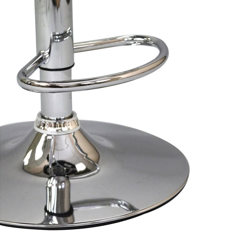 Tabouret pivotant à hauteur réglable Eric, Blanc