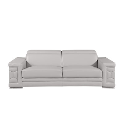 Charliee Genuine Leather Sofa