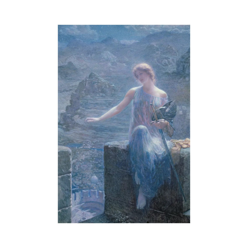 The Valkyrie's Vigil, 1906 by Edward Robert Hughes - Gallery-Wrapped Canvas Giclée on Canvas, 101.6 cm H x 66.04 cm W