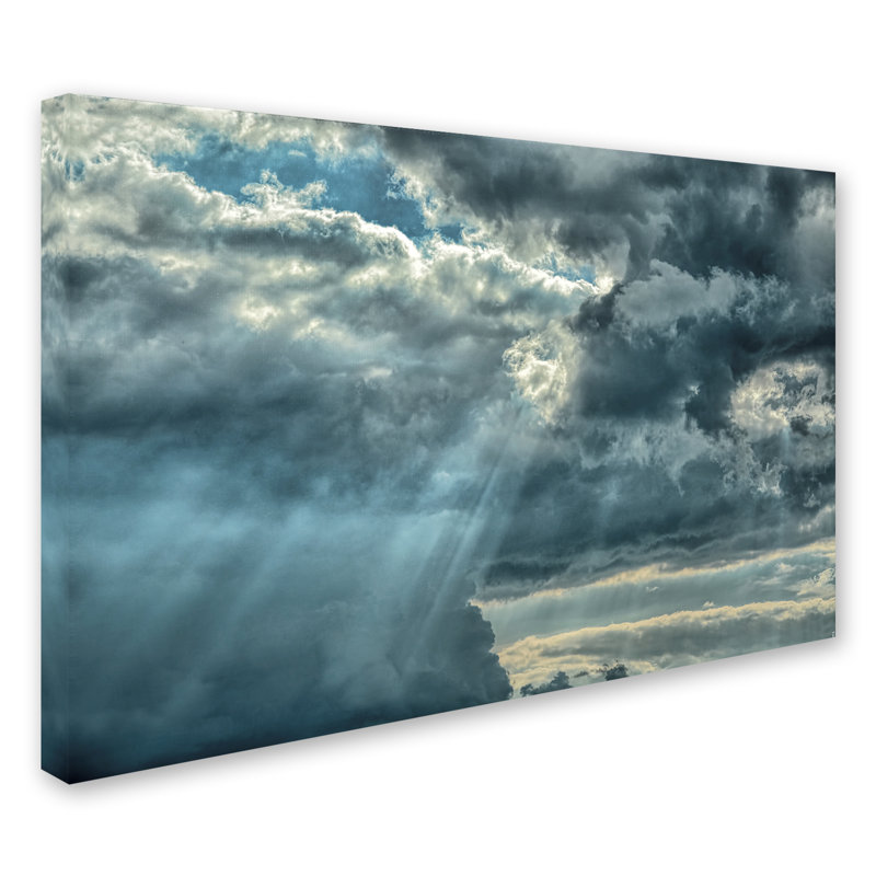 «Rays From Heaven» de Vidur, reproduction de photo sur toile tendue, H 30 po x l 47 po