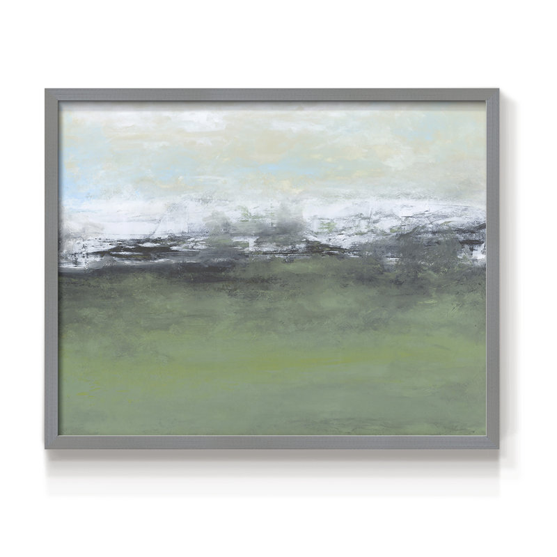 «Space to Wander» - impression encadrée - réarmable, H 11 po x l 14 po, Gris
