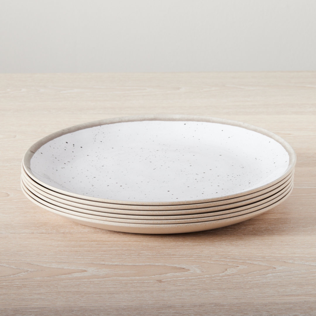 Laya Speckled Melamine Dinner Plate (Set of 6) RE/FINE™