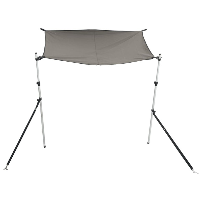 Extension de l'abat-jour en T Vidaxl bleu marine 66,9 x 81,9 x (45,3-72,0), H 72 po x l 66,9 po x P 81,9 po, Anthracite