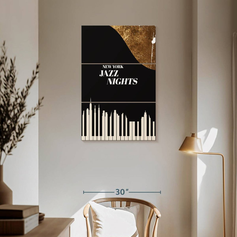 Abarca Jazz Nights, 57" H x 36" W
