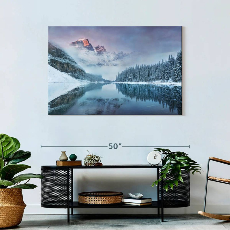 Alvord Wispy Snow Mountain, H 30 po x l 45 po