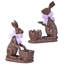 Lapin en résine 6,5 po avec chariot-1795827847