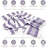 Towels - 4 Pack Turkish Beach Towel (40 X 72 Inches) - 100% Cotton Oversized Sand Free Quick-Dry Turkish Towel, Prewashed For Soft Feel, Large Peshtemal Towel (Grey, Navy, Purple, Buff)
