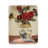Stoneware Dish with Flowers in Vase