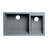 33.88'' L Double Bowl Granite Kitchen Sink-127889616