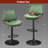 Xzayden Swivel Upholstered Adjustable Height Counter Stool,Bar Stool with Metal Frame-780737297-761979596