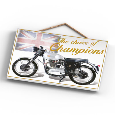 The Choice Of Champions - Print on MDF