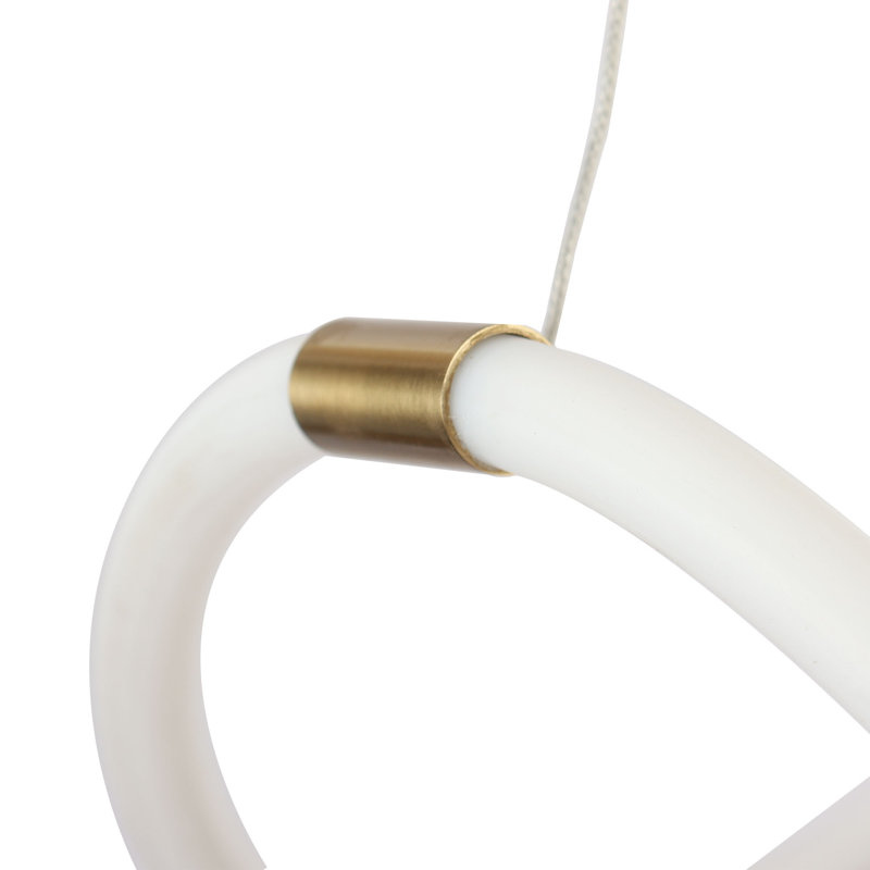 Chrispen 1-Light Unique/Statement Geometric LED Chandelier