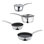 Capri 4 - Piece Non-Stick Stainless Steel Cookware Set