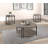1pc Round End Table with Storage Shelf Black Brown Tan / Beige Finish Wooden Modern Furniture