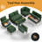 102" Modular Sectional Sleeper Sofa With Pull Out Bed/Reclining Backrest/Usb Ports/Table/Led Light/Storage Seat, 8 Seat Large U Shaped Sectional Couch, Tool-Free Assembly-1733639311