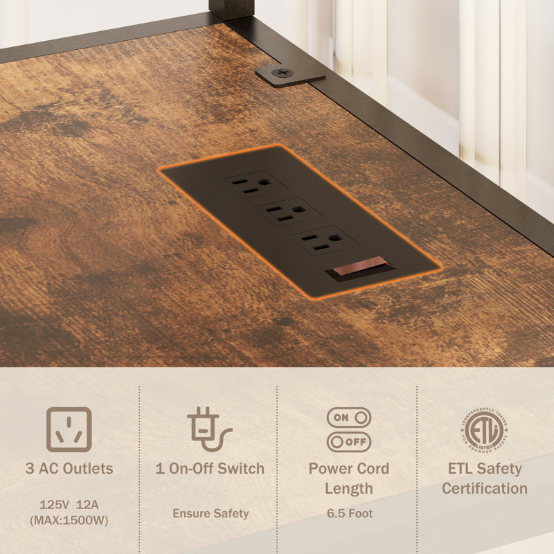Mini Fridge Stand With Storage